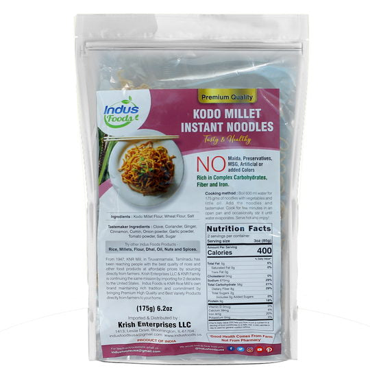 Kodo Millet Instant Noodles 180gms
